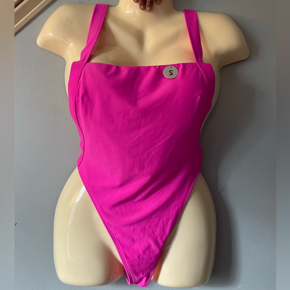 Barbie - Neon pink one piece bathing suit